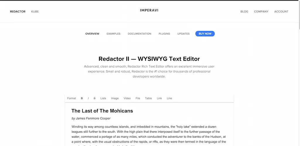 Rédacteur éditeur WYSIWYG html