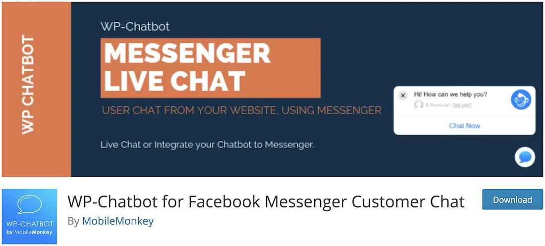 wp chatbot facebook messenger