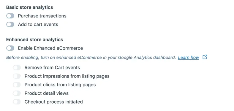 Plugins WooCommerce Google Analytics
