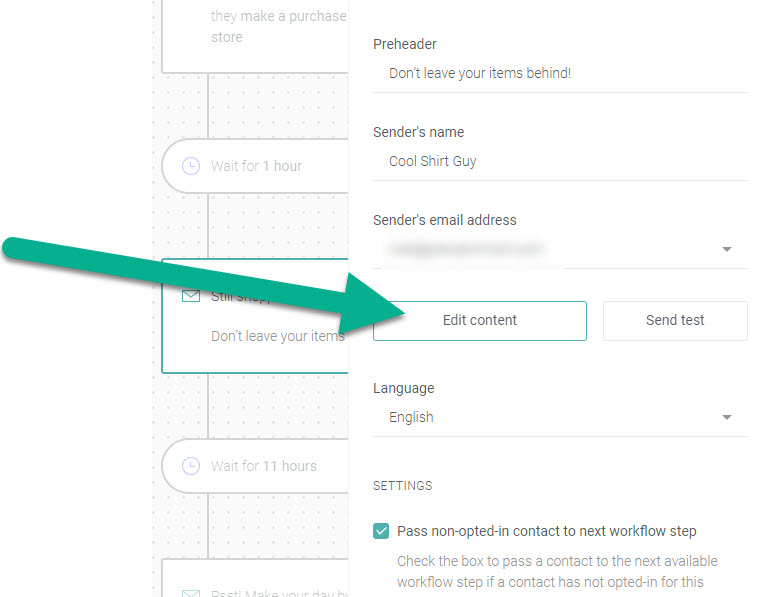 modifier le contenu du marketing par e-mail WooCommerce