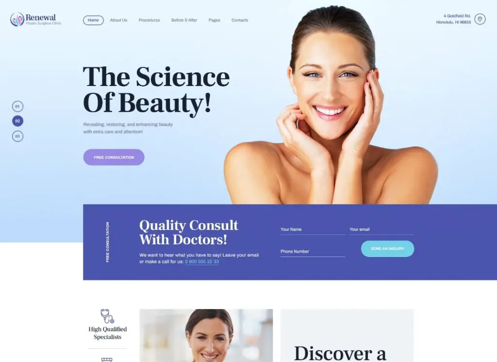 10 thèmes WordPress de soins de la peau pour améliorer votre entreprise de beauté 8