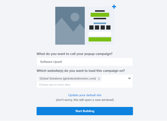 Naming your WooCommerce upsell popup in OptinMonster