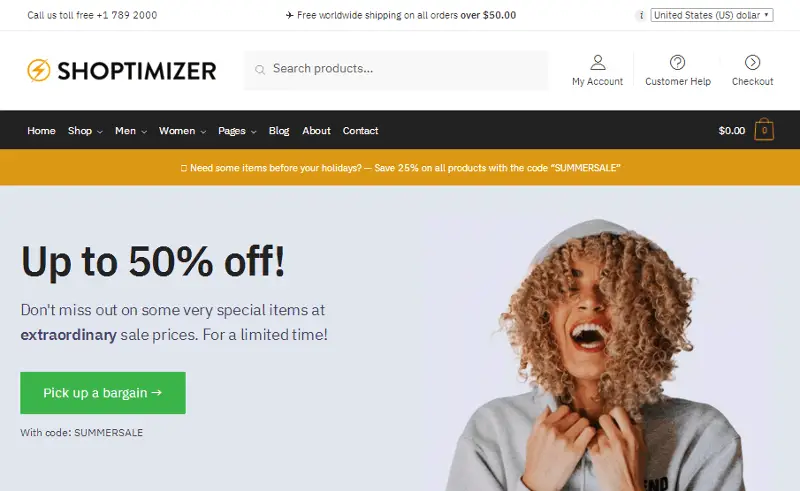 Thème WordPress Shoptimizer