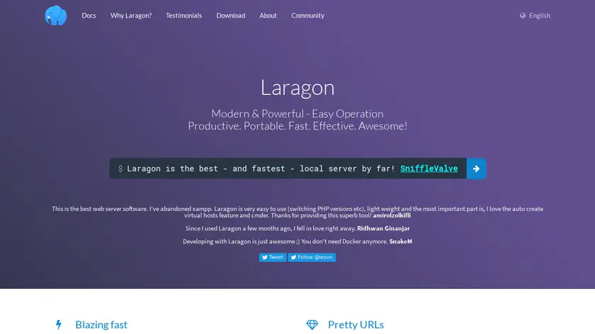 Hôte local WordPress Laragon