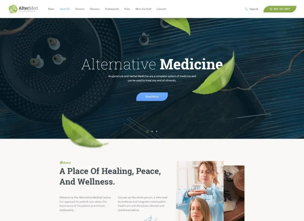 Meilleurs thèmes WordPress de médecine ayurvédique pour commercialiser votre entreprise 2