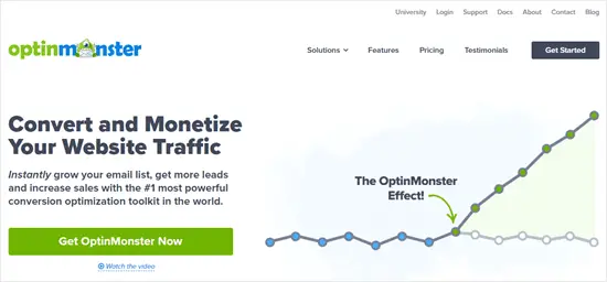 Le site Web d'OptinMonster