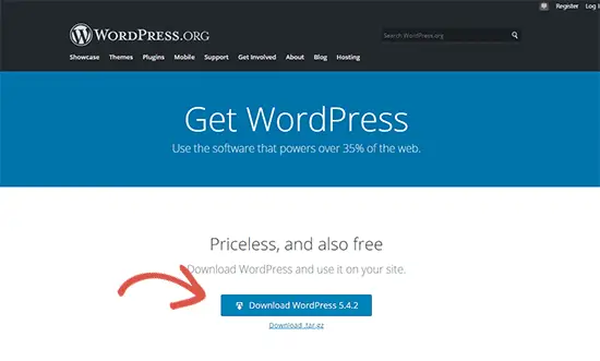 Téléchargez WordPress