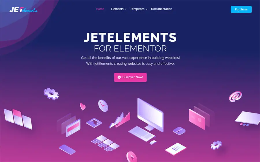 Le plugin JetElements Elementor.
