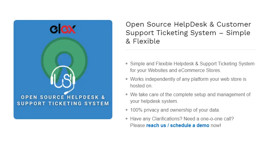 Service d'assistance Open Source
