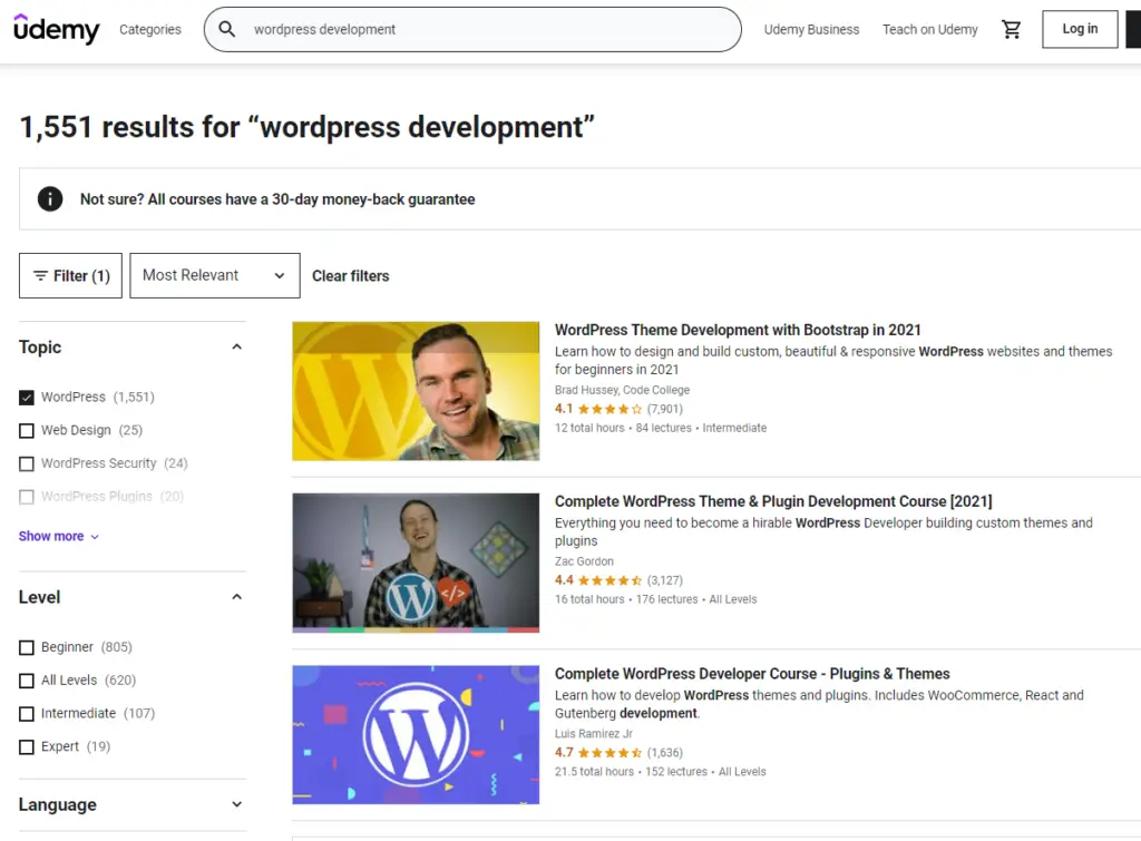 Comment apprendre le développement WordPress 14