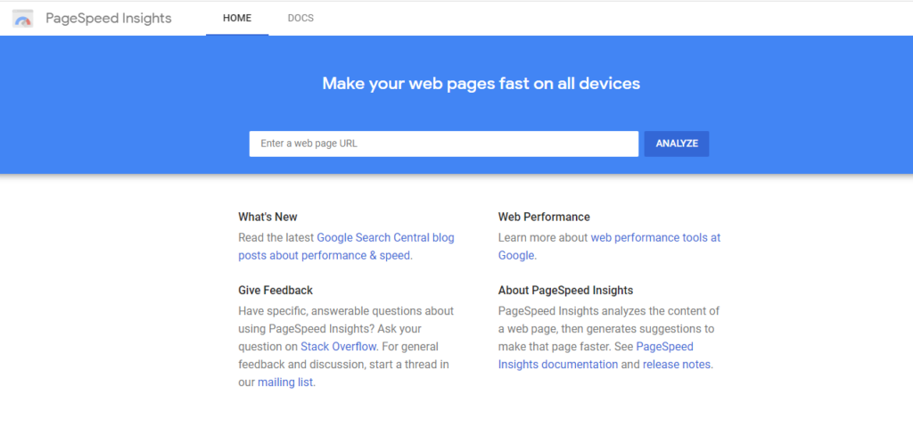 Comment utiliser Google PageSpeed ​​Insights 2