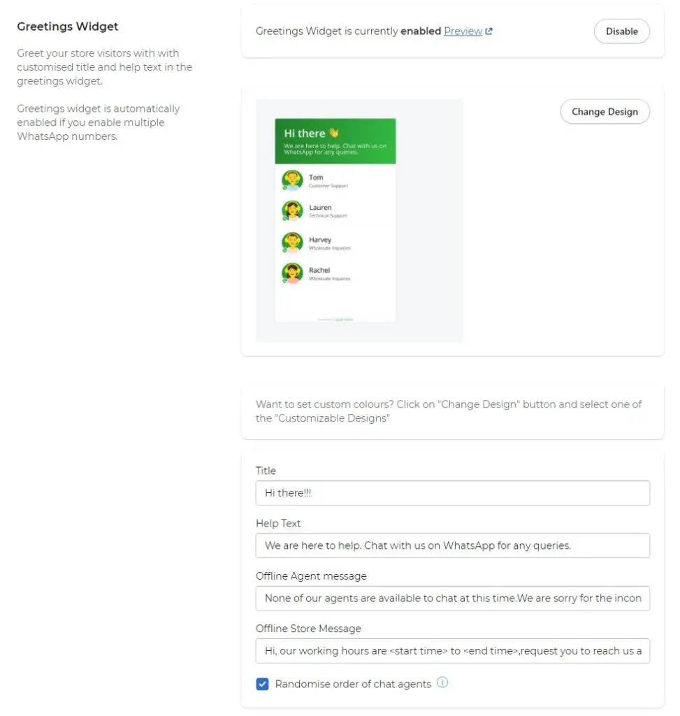 Application de support SuperLemon WhatsApp pour améliorer les conversions sur Shopify 22
