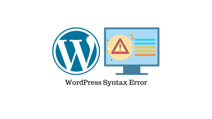 Erreur de syntaxe WordPress