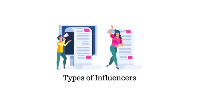 Types d'influenceurs
