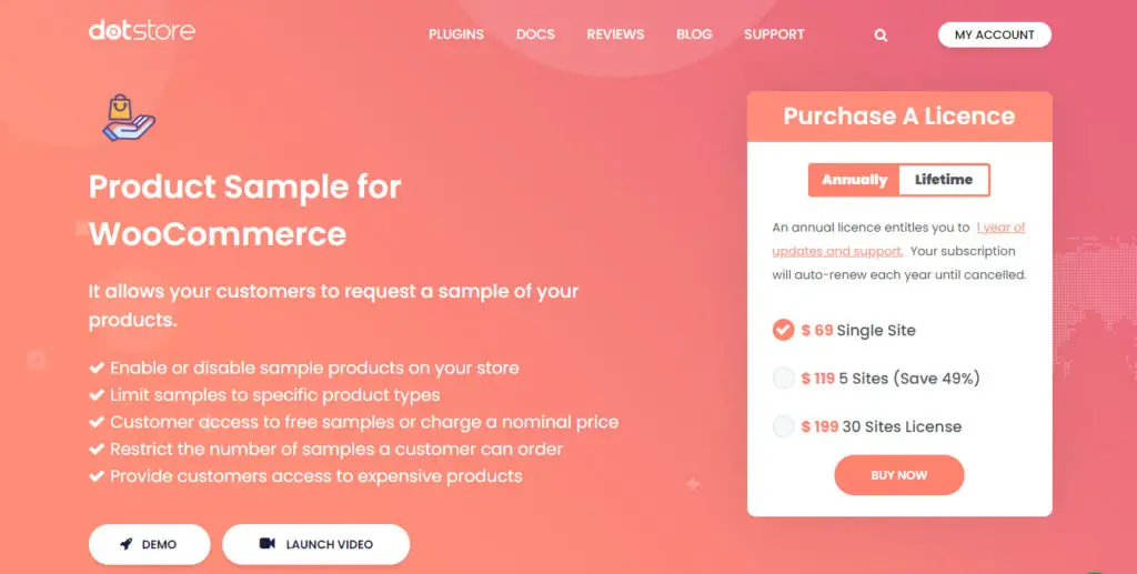 Exemple de produit pour l'examen du plugin WooCommerce - Laissez les clients tester vos produits 2