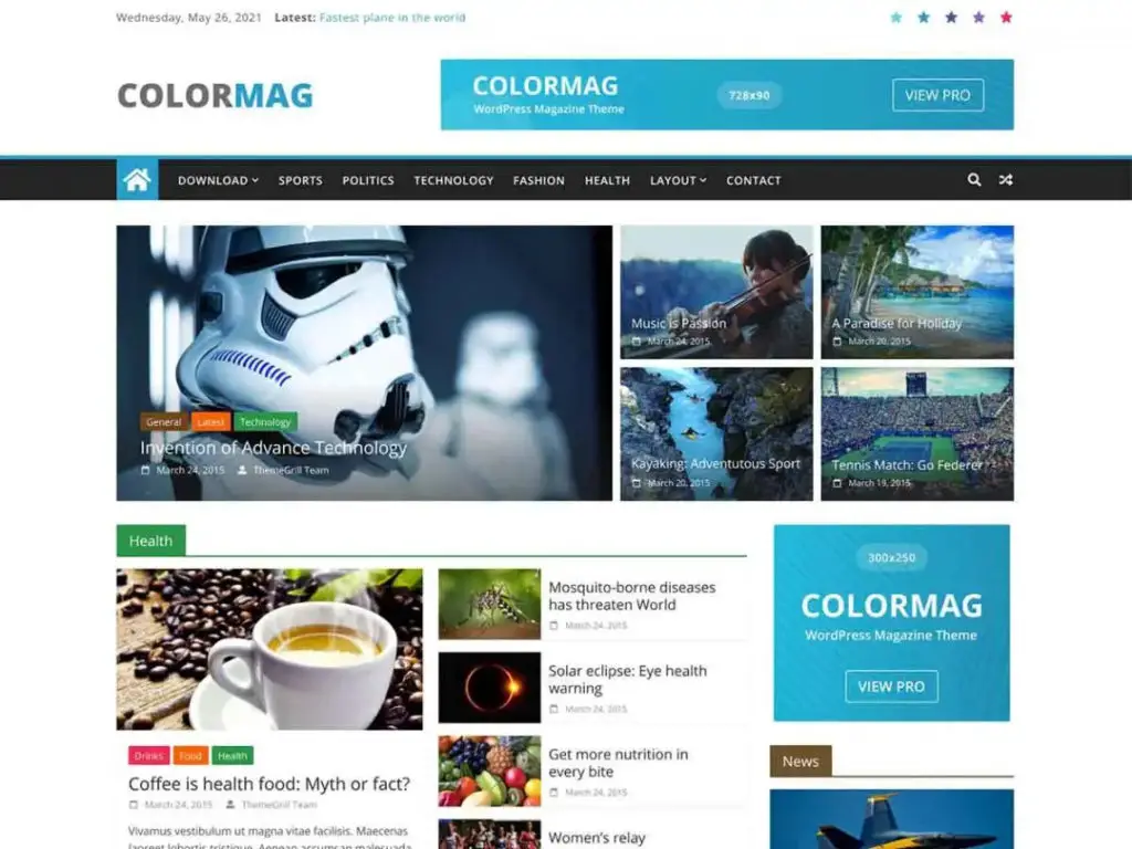 ColorMag - Thème WordPress