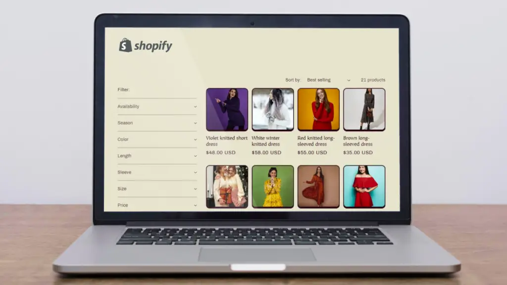 Comment ajouter un filtre de produit dans Shopify ?