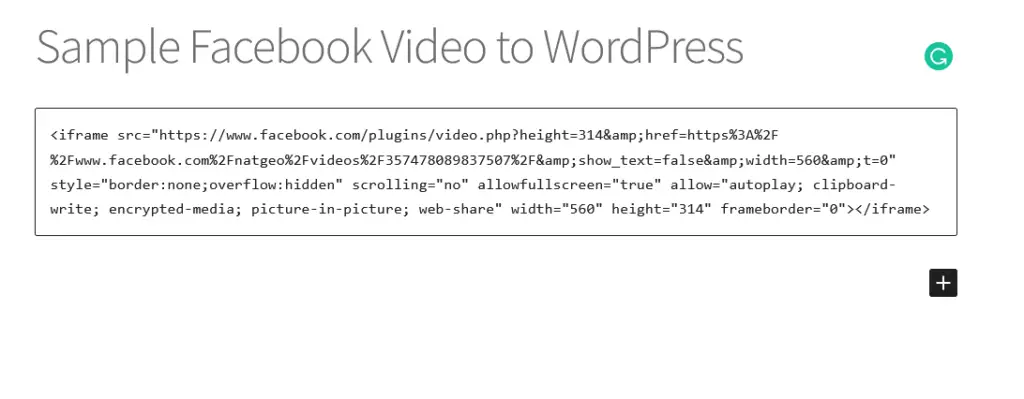 Comment intégrer des vidéos Facebook à WordPress ? Ajoutez des vidéos Facebook à votre site Web en 5 étapes simples 8