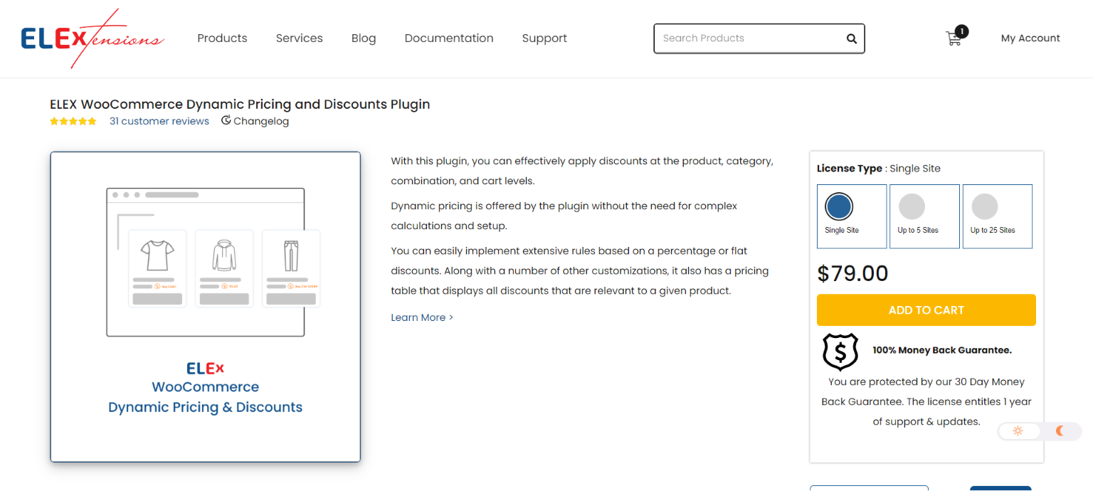 Plugin ELEX Dynamic Pricing and Discounts pour WooCommerce