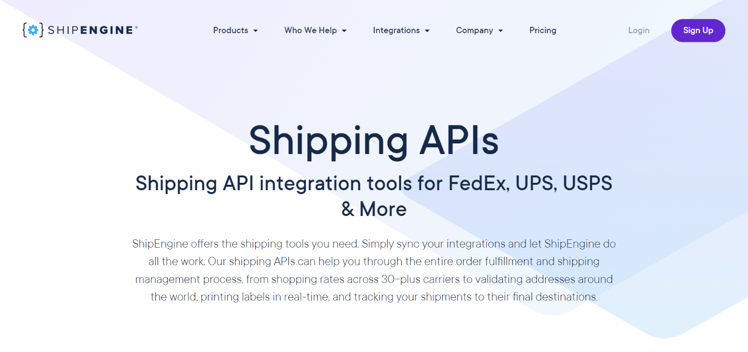 API ShipEngine