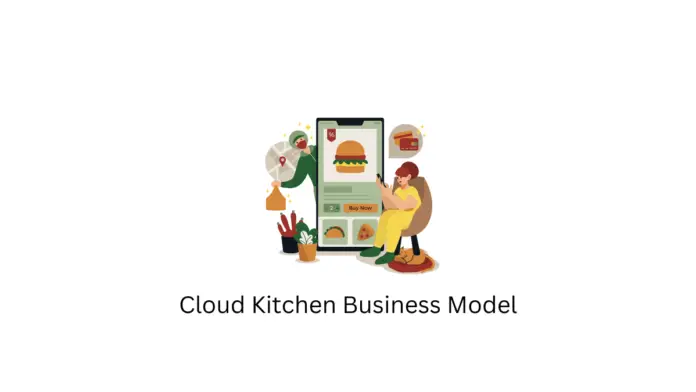 Modèle commercial de cuisine en nuage