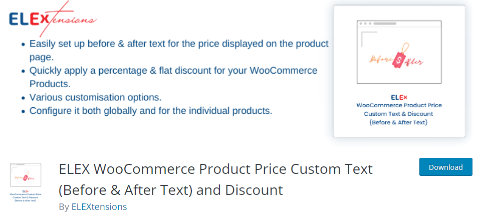 5 meilleurs plugins de texte avant et après pour votre boutique WooCommerce 2