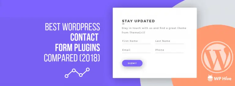 Top 5 des meilleurs plugins de formulaire de contact pour WordPress comparés [2018] 6