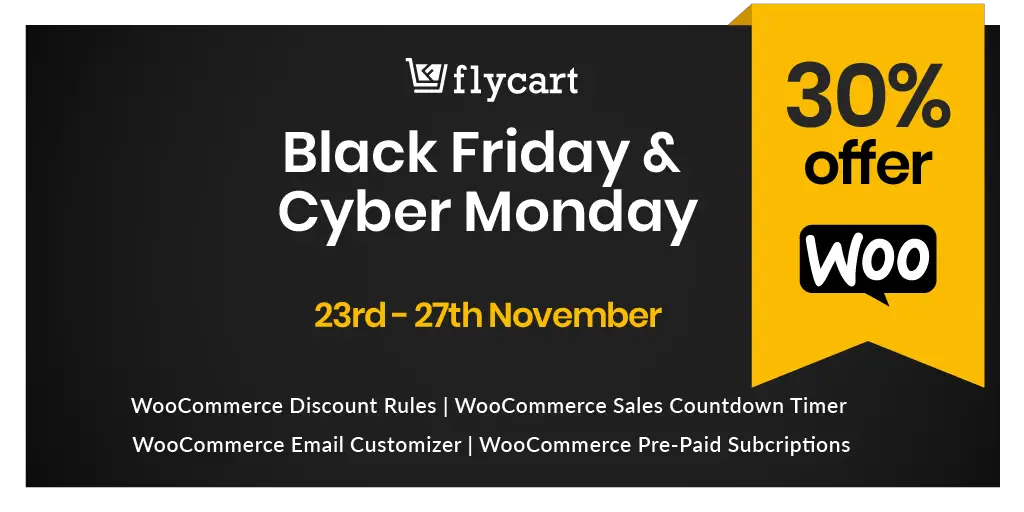 Black Friday Deals sur les plugins et outils WordPress WooCommerce 5