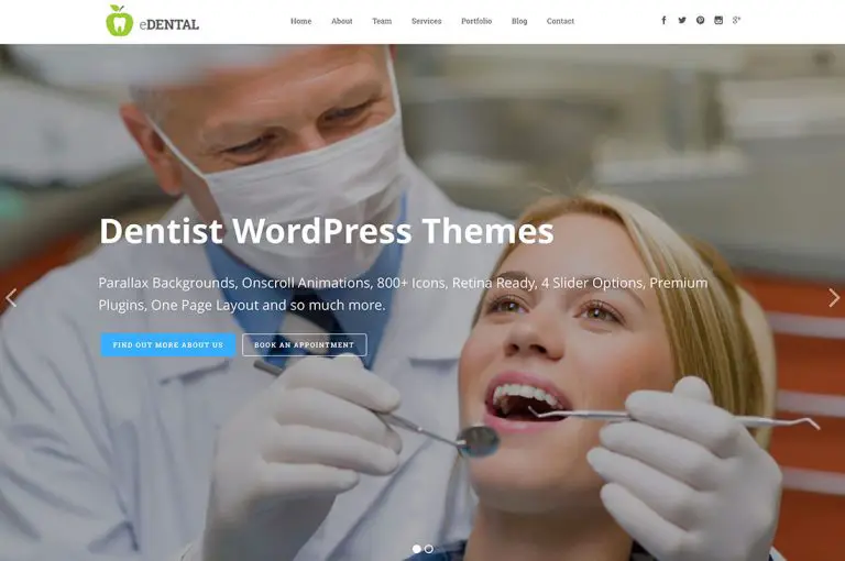 19 thèmes WordPress pour dentistes simples et professionnels, 2018 152