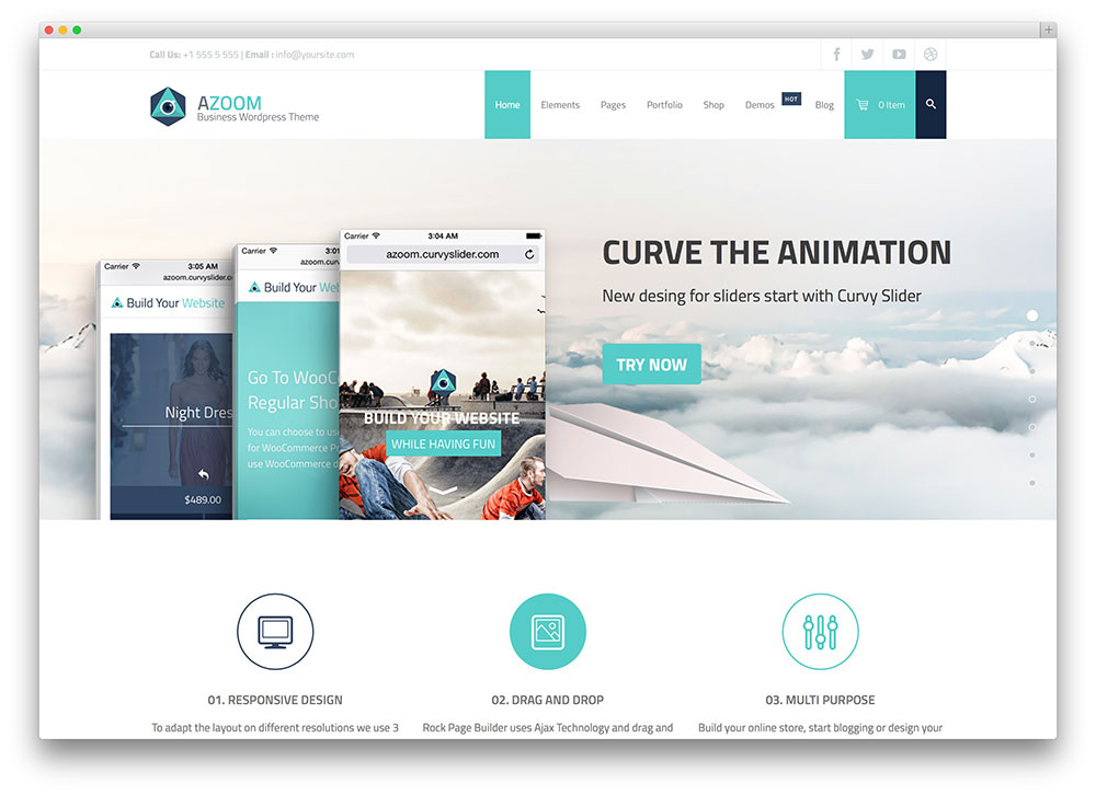 azoom multipurpose corporate theme