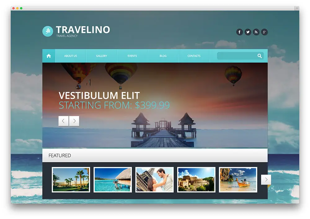 travelino - travel agency wordpress theme