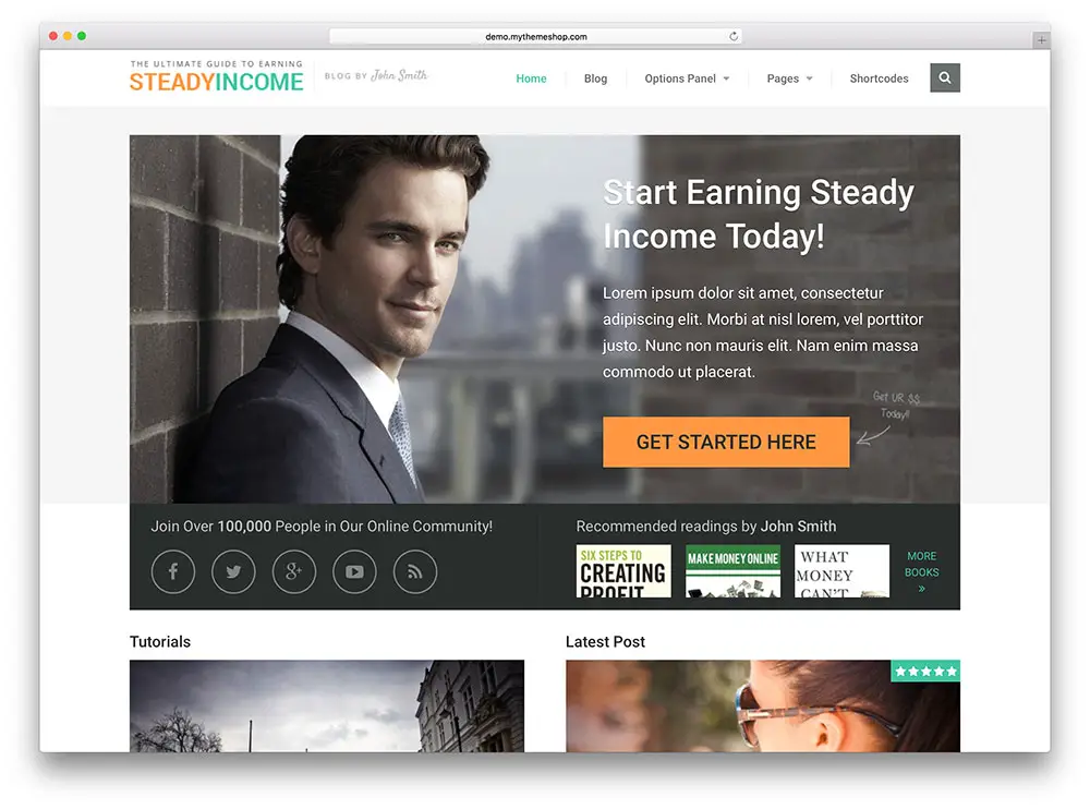 steadyincome - online business theme