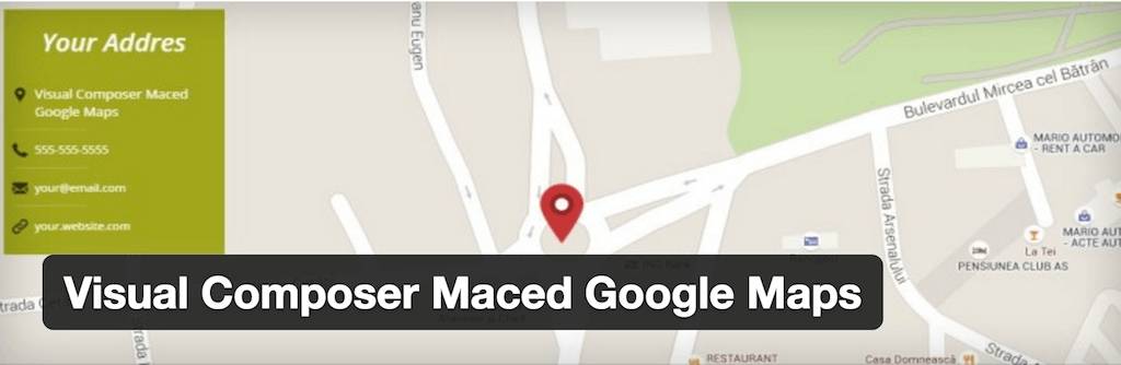WPBakery Page Builder Maced Google Maps - Plugins WordPress