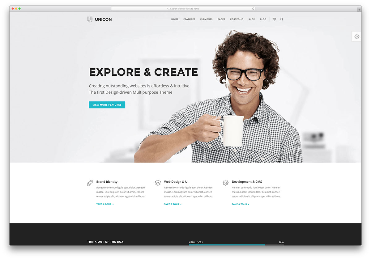 Plus de 40 thèmes WordPress pour les entreprises et les start-up informatiques 2019 57