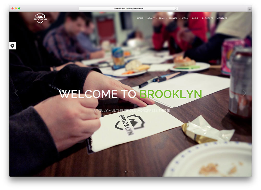 brooklyn - fullscreen parallax theme