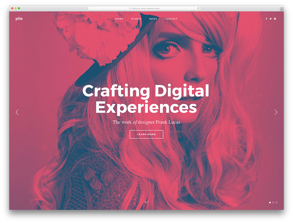 29 thèmes WordPress Portfolio impressionnants pour présenter votre travail 2019 23