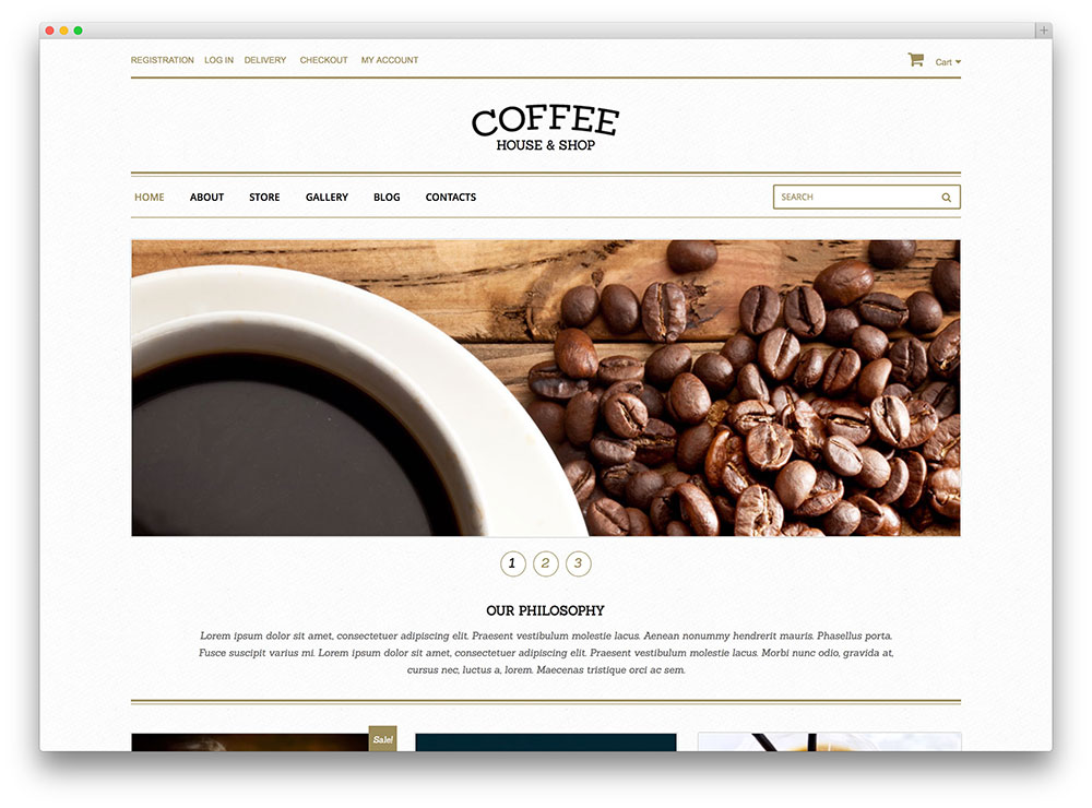 coffee WooCommerce theme