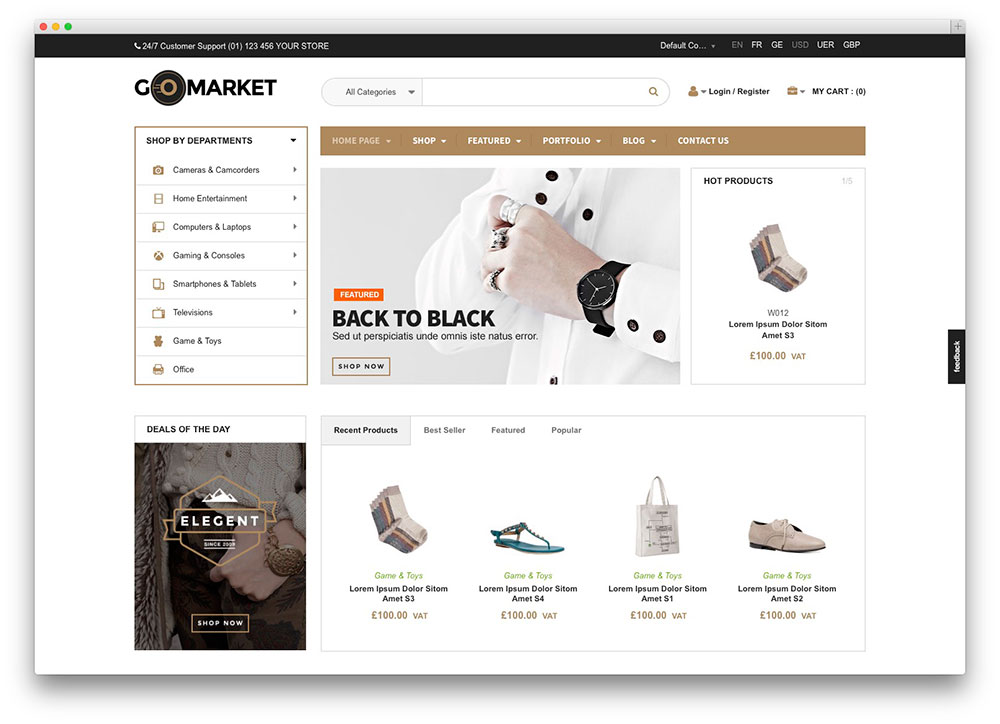 GoMarket WordPress theme