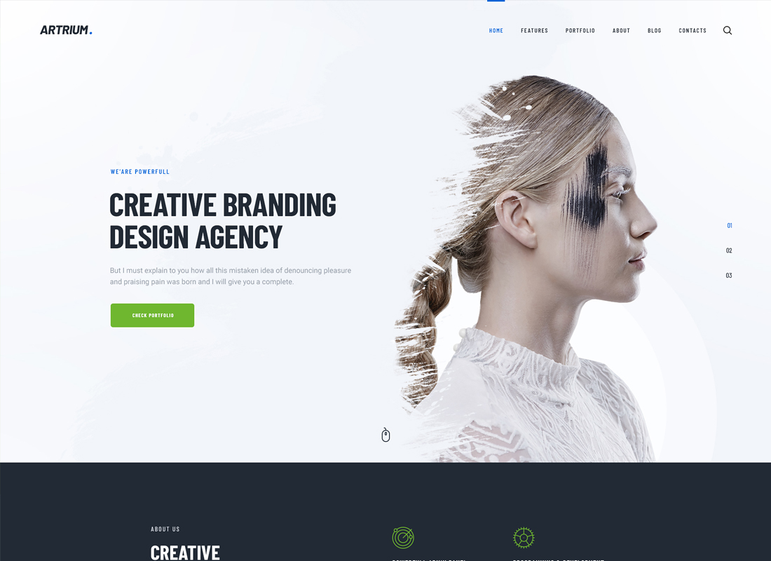 Artrium | Thème WordPress pour Agence créative et Web Studio