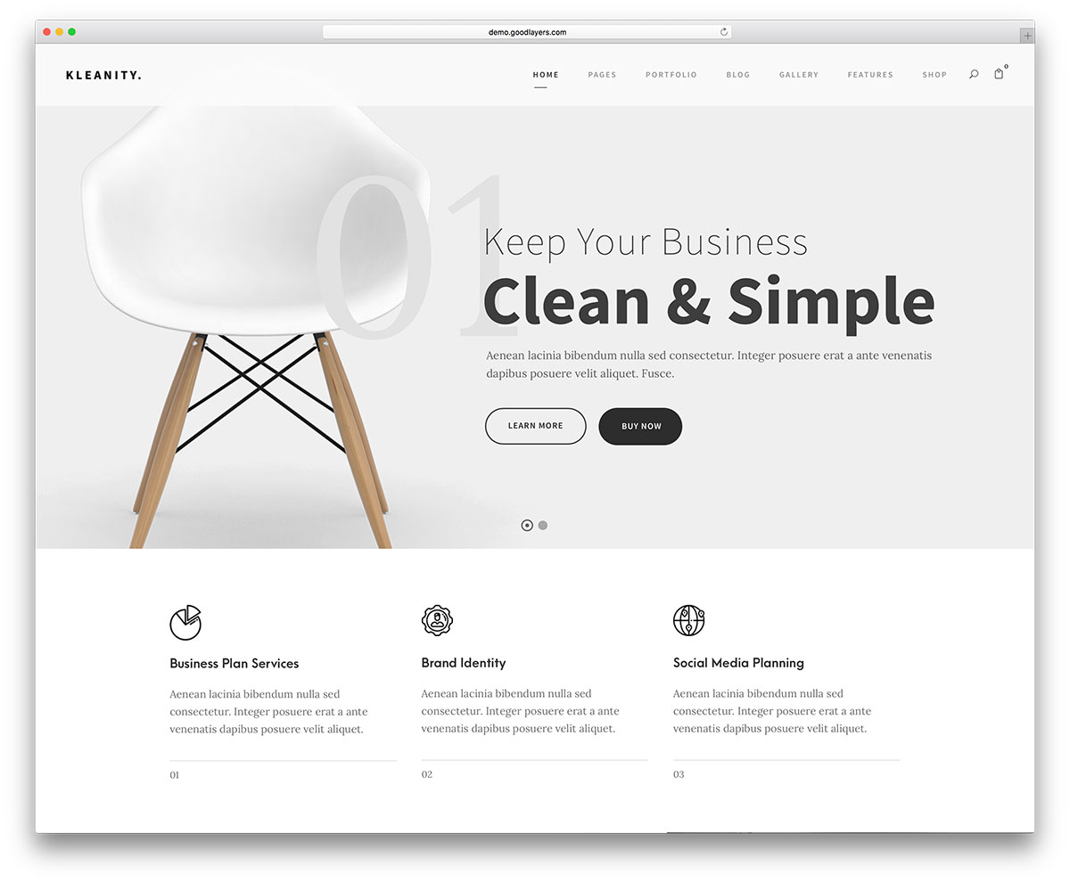 64 meilleurs thèmes WordPress Clean 2019 43