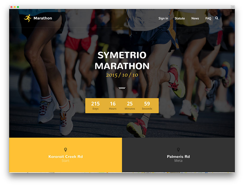 symetrio - sport event theme