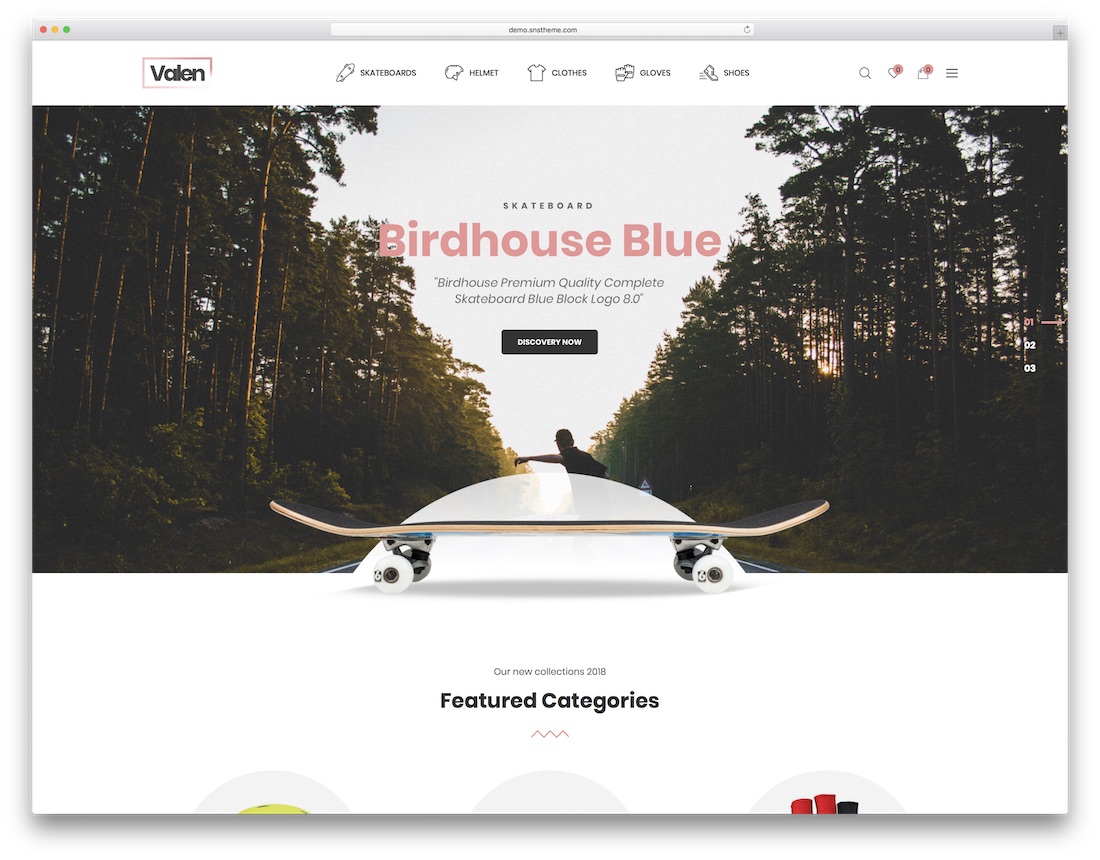 valen wordpress sports theme