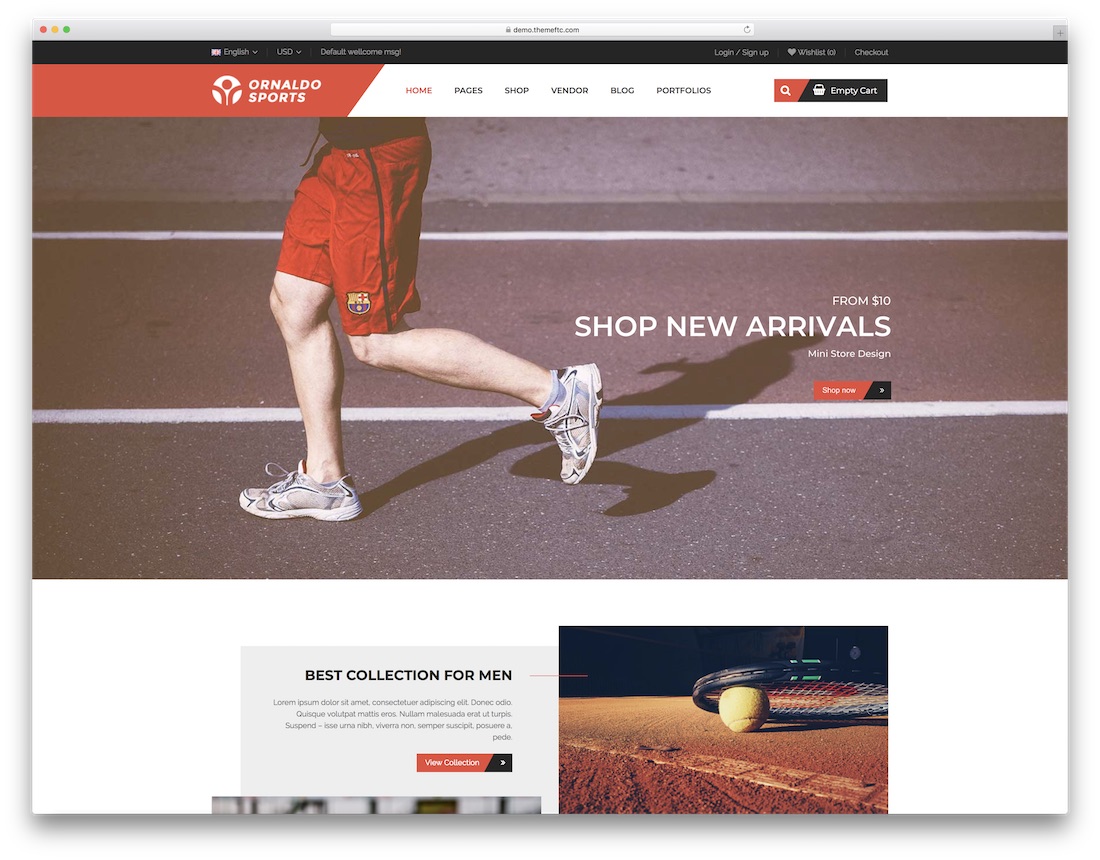 ornaldo wordpress sports theme