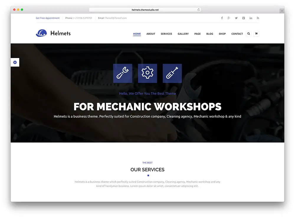 23 thèmes WordPress pour les ateliers de réparation automobile et de réparation automobile 2019 7