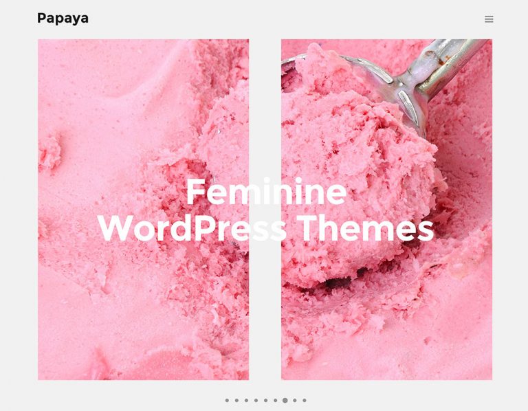 Top 25 thèmes WordPress Girly et féminins 2019 5