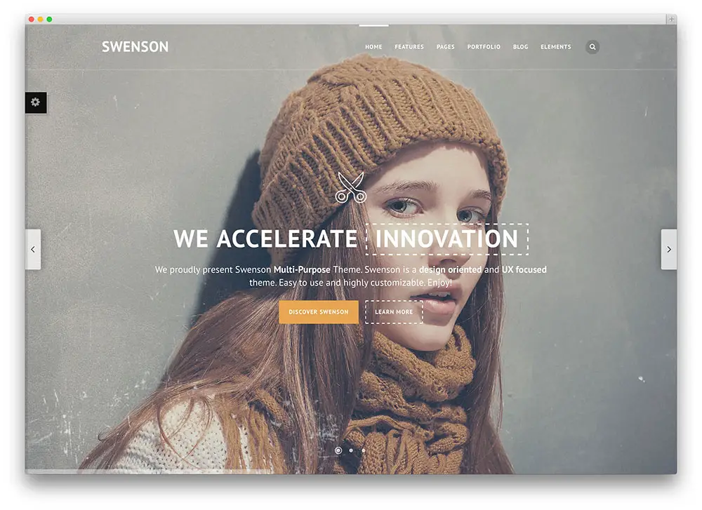 swenson - creative one page parallax