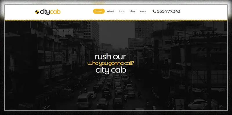 10 thèmes WordPress pour les services de taxi et de location de voiture 2019 3