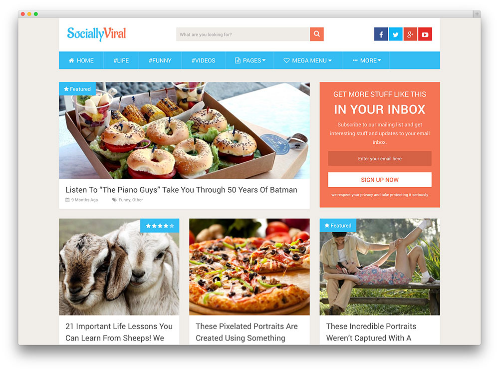 sociallyviral wildfire blog template