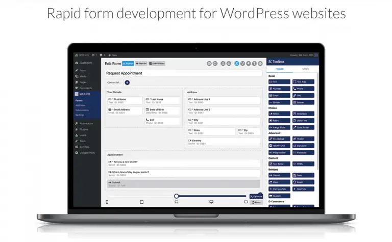 Revue de formulaire WS - Puissant Form Builder Plugin pour WordPress 6