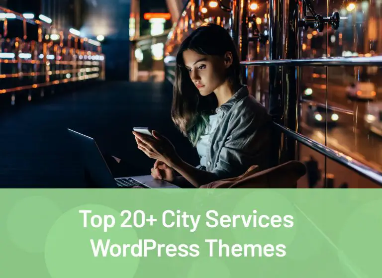 Top 20 des thèmes WordPress pour les services urbains 2019 173